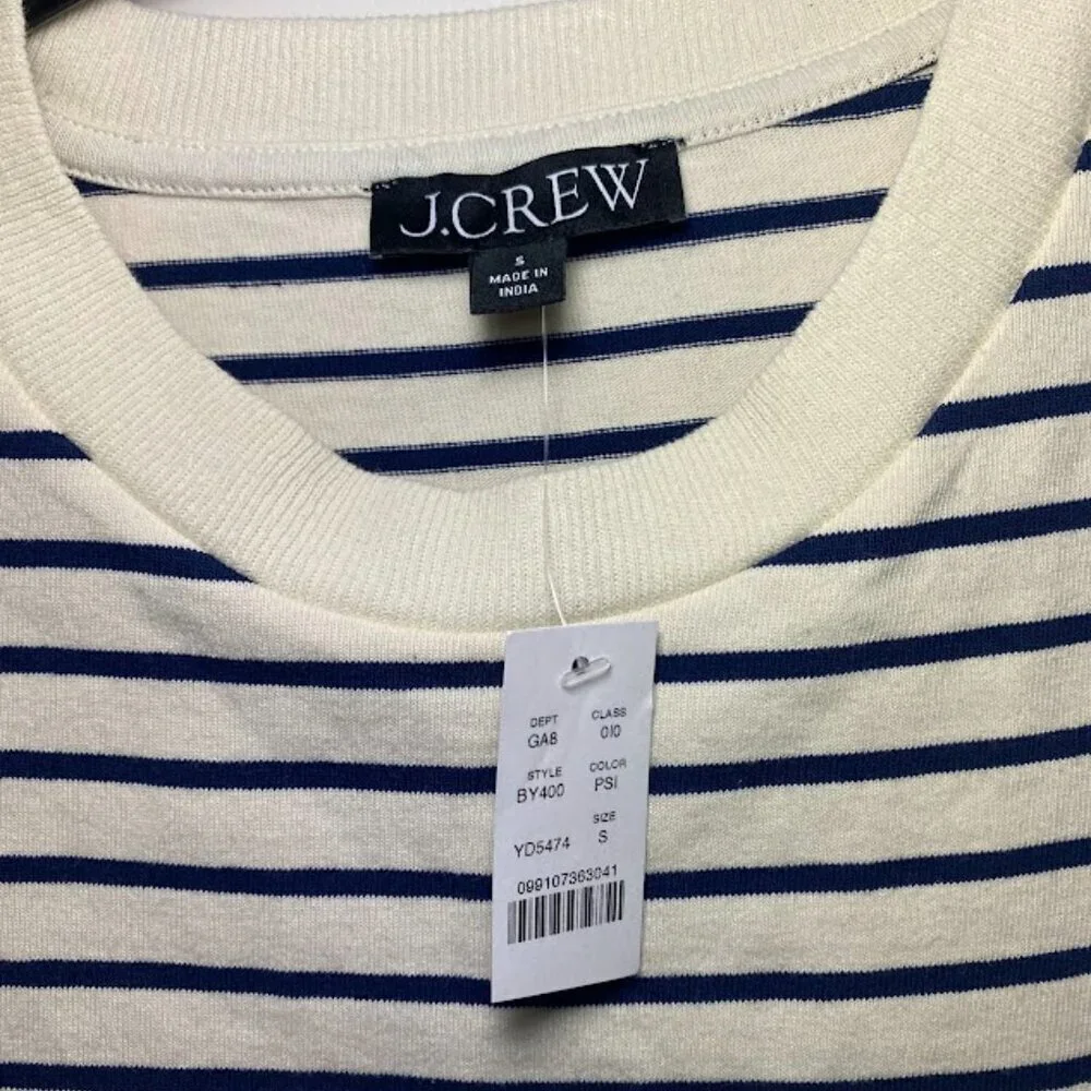 J. Crew Striped Sleeveless Sweater